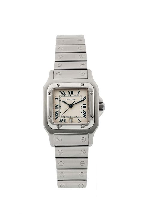 cartier santos water resistant|cartier santos quartz watch.